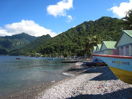 Stony Fishing Beach, Dominica <c> Discover Dominica Authority Stony Fishing Beach, Dominica <c> Discover Dominica Authority